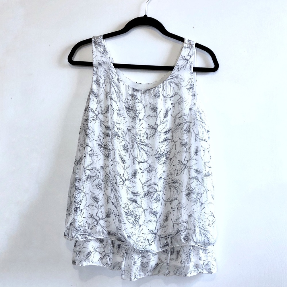 Giusy Silk Tops Size S.